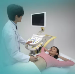 Patient getting ultrasound